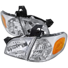 Spec-D Tuning 97-05 Chevrolet Venture 1 Piece Crystal Headlights Chrome 2LCLH-VENT97-RS